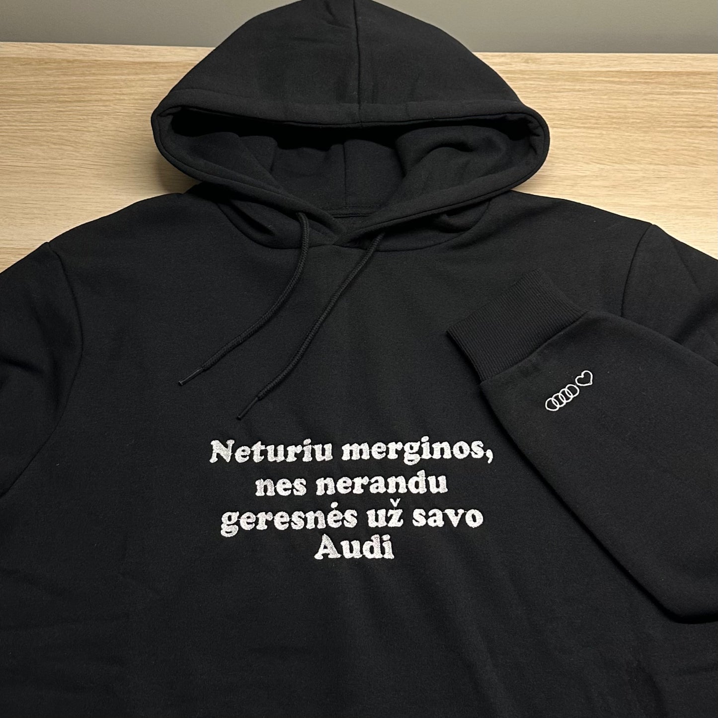 Teksto siuvinėjimas iki 15x10 cm